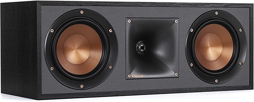 Powerful Detail Center Channel Home Speaker - Black
